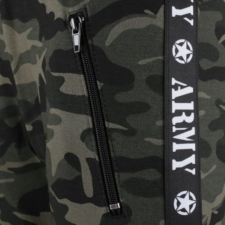 Pantaloni trening pentru baieti, verde inchis, Tup Tup
