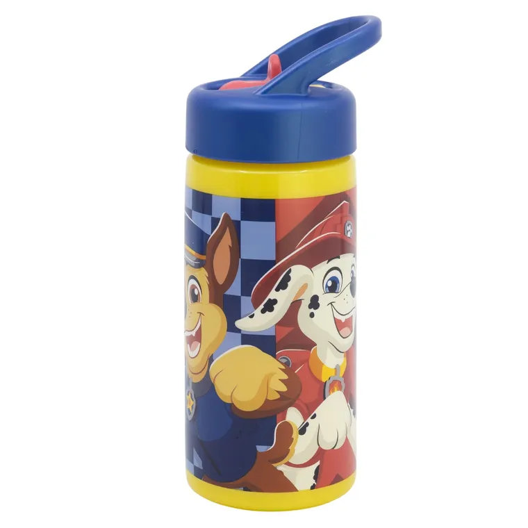 Paw Patrol, sticla de apa cu pai Playground, 420 ml
