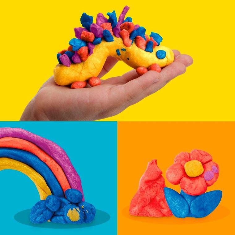 Play-Doh, Metallic, 4 culori, set creativ