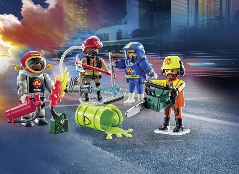Playmobil, Action Heroes, My Figures: Pompieri, 71468