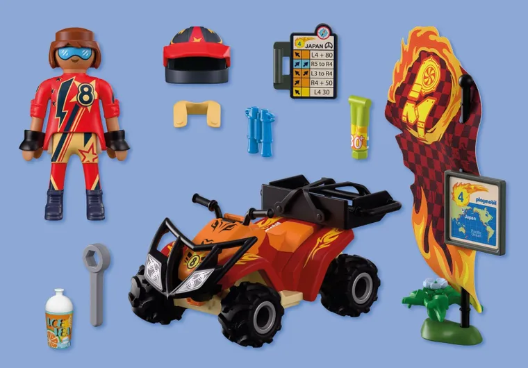 Playmobil, Cars, Quad de teren, 72064