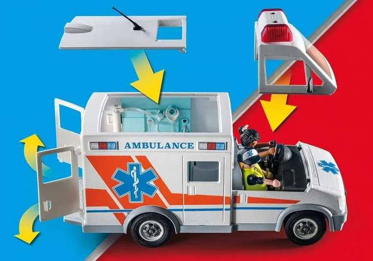 Playmobil, City Action, Ambulanta, 71232