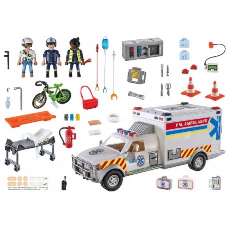Playmobil, City Action, Ambulanta: US Ambulance, 70936