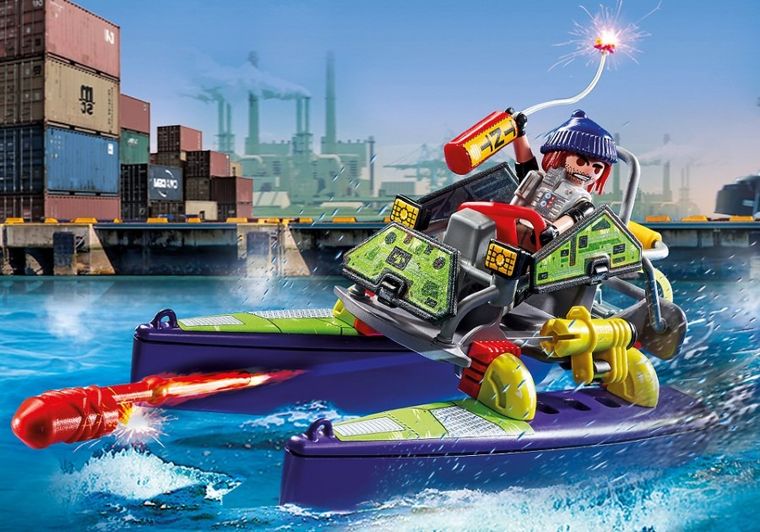 Playmobil, City Action, Quad de teren al fortelor speciale, 71147