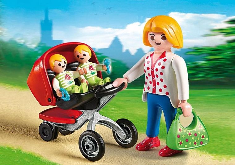 Playmobil, City Life, Carucior cu gemeni, 5573