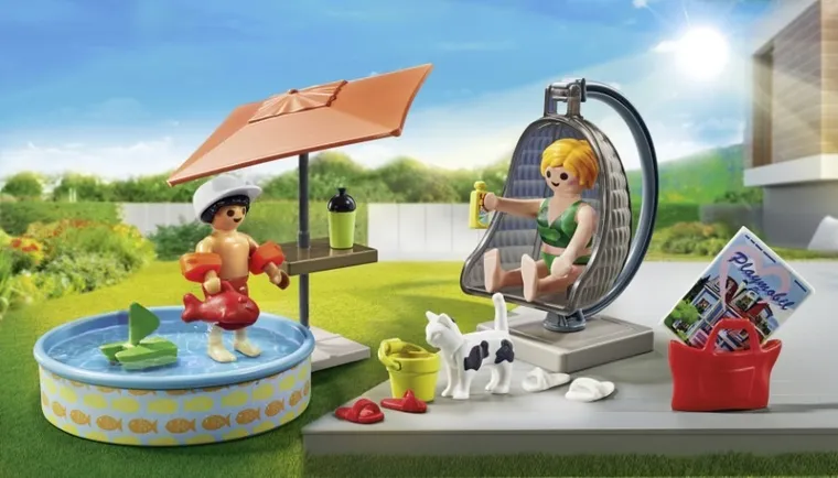 Playmobil, City Life, Distractie in apa la curte, 71476