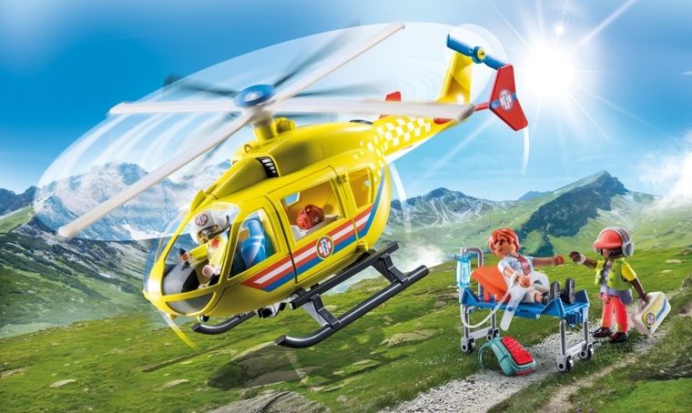 Playmobil, City Life, Elicopter de salvare, 71203