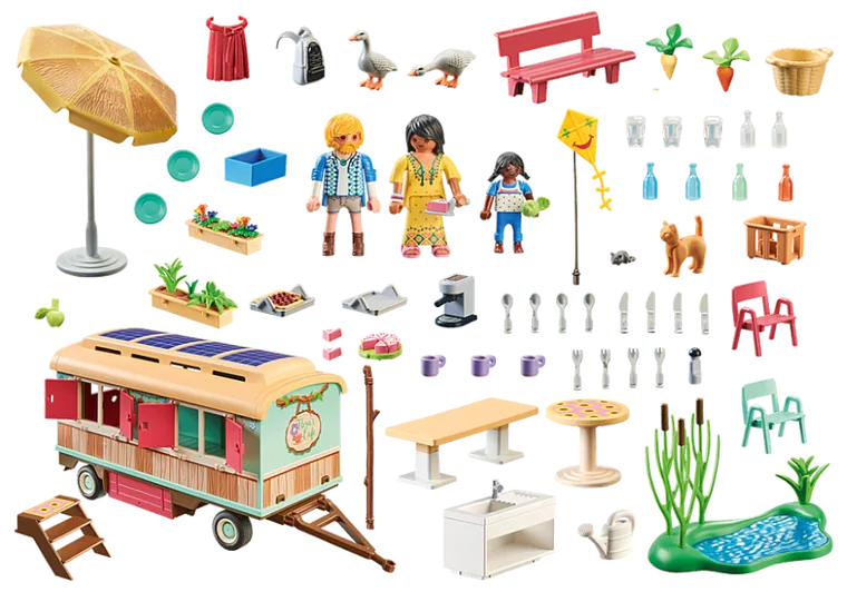 Playmobil, Country, Cafenea pe roti primitoare, 71441