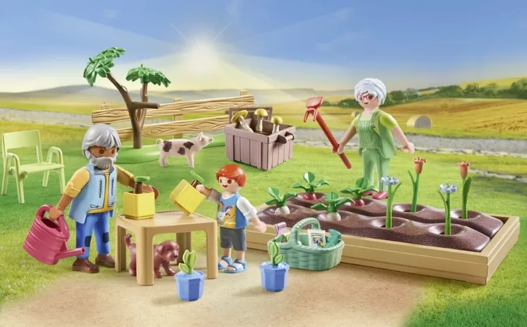 Playmobil, Country, Gradina de legume la bunici, 71443