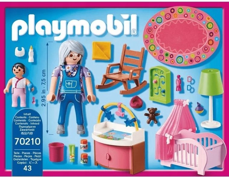 Playmobil, Dollhouse, Camera fetitei, 70210