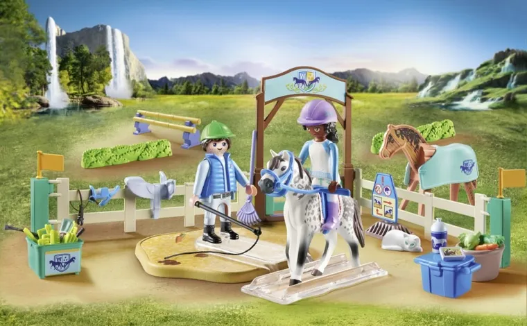 Playmobil, Horses of Waterfall, Arena moderna de echitatie, 71637