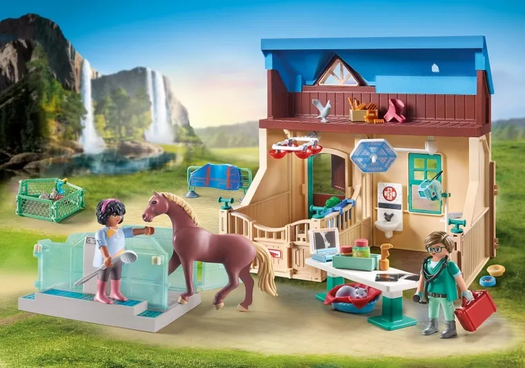 Playmobil, Horses of Waterfall, Hipoterapia si clinica de animale, 71352