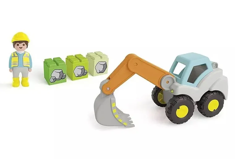 Playmobil, Junior, Excavator, 71684