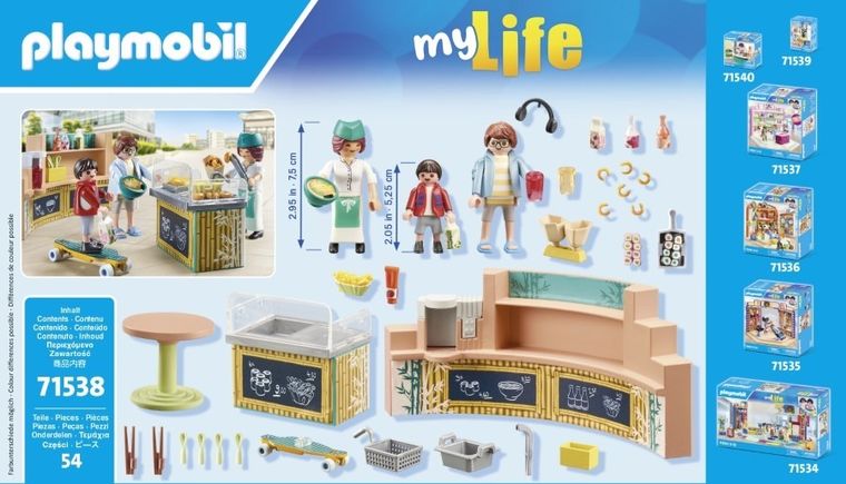 Playmobil, My Life, Bar cu gustari, 71538