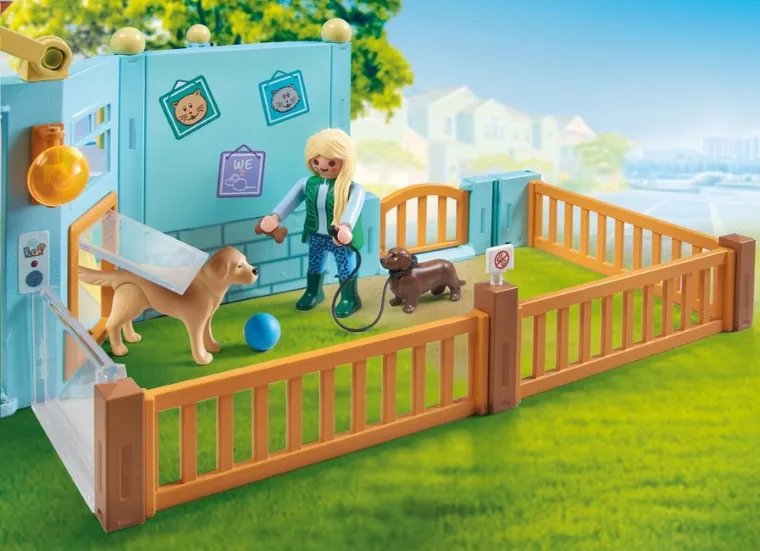 Playmobil, My Life, Hotel pentru animalute, 71742