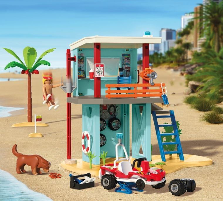 Playmobil, My Life, Turn de salvare si masina de plaja, 71903
