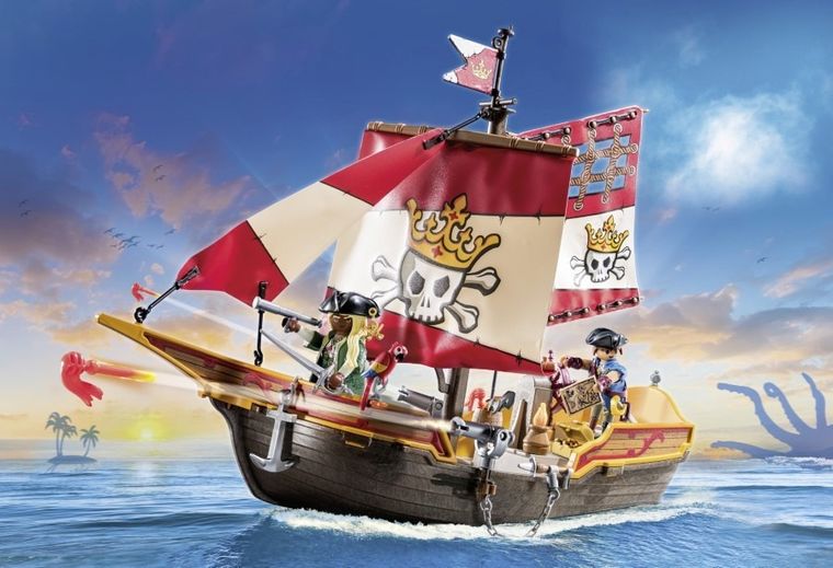 Playmobil, Pirates, Corabie de pirati, 71418