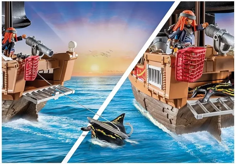 Playmobil, Pirates, Corabie mare de pirati, 71530