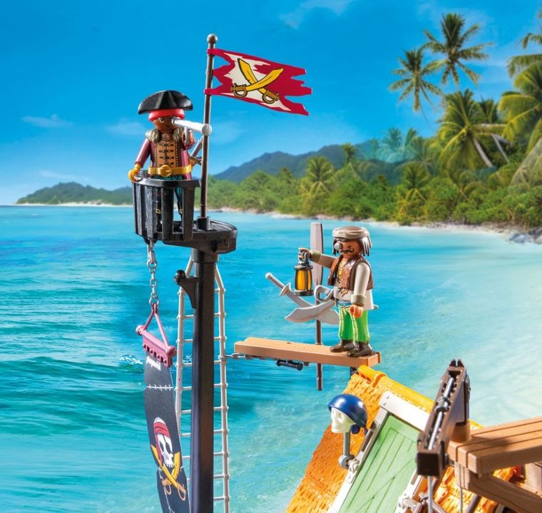 Playmobil, Pirates, Port de pirati cu inchisoare, 71792