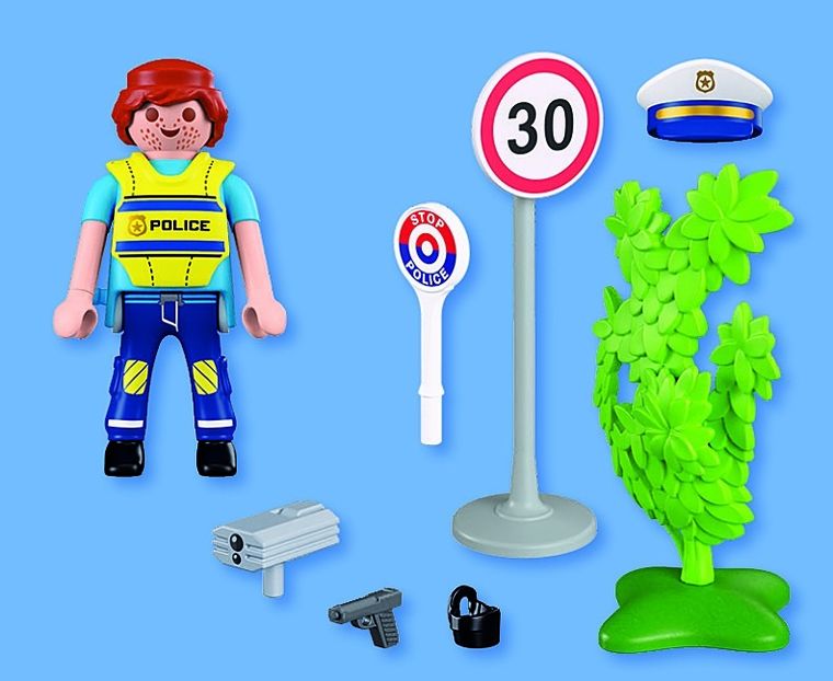 Playmobil, Special Plus, Politist cu radar, 72029