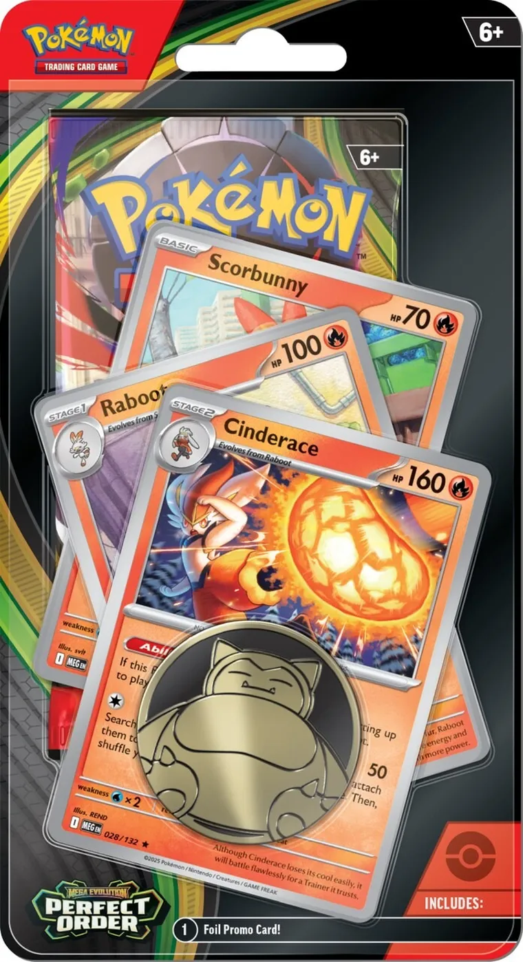 Pokemon TCG: Mega Evolution, Perfect Order, Premium Checklane Blister, joc de carti