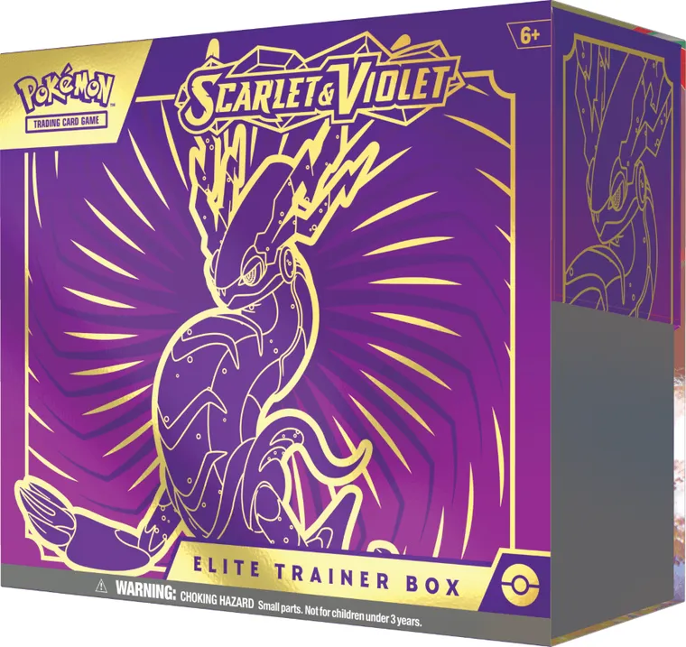 Pokemon TCG: Scarlet and Violet, ETB Elite Trainer Box, joc de carti