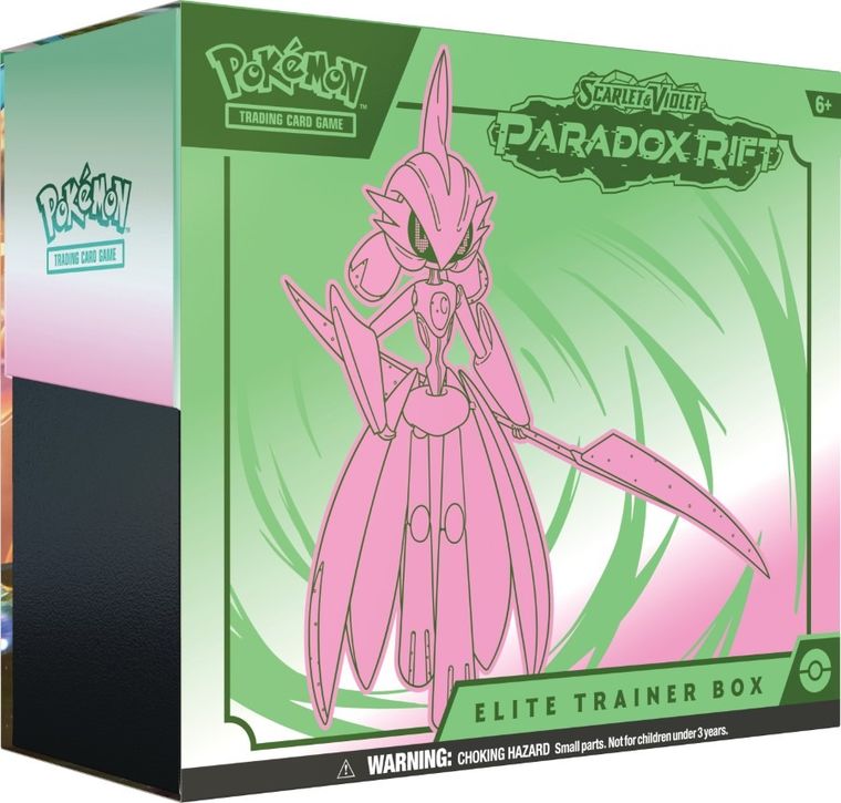 Pokemon TCG: Scarlet and Violet, Paradox Rift, ETB Elite, Trainer Box, joc de carti