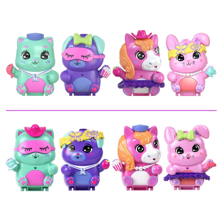 Polly Pocket, Pijama Party, set de papusa si accesorii