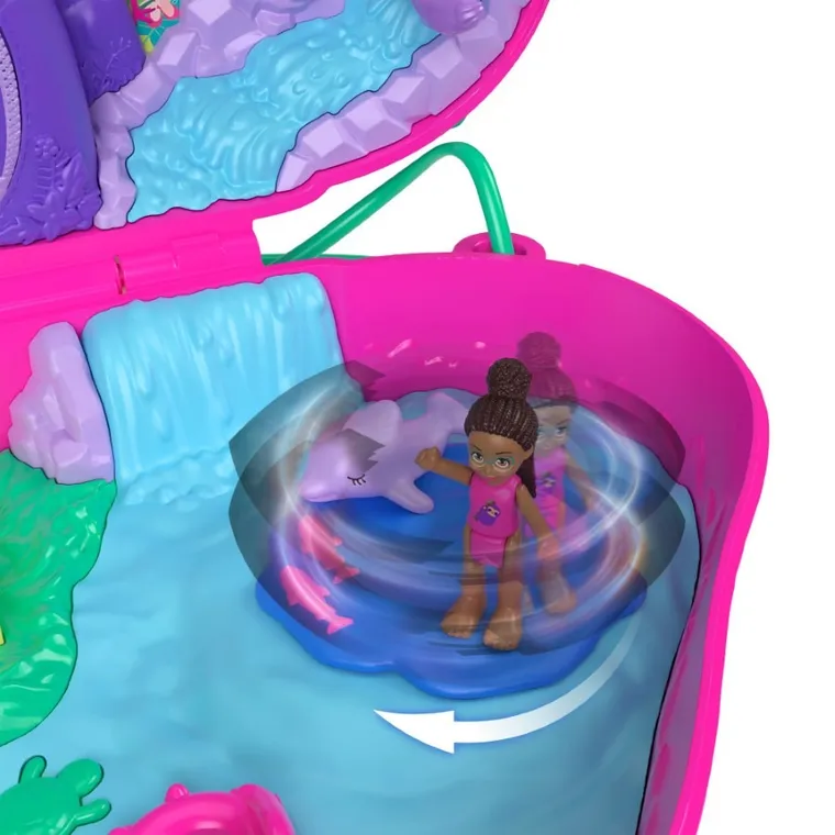 Polly Pocket, Purse Compact, set cu figurine si accesorii