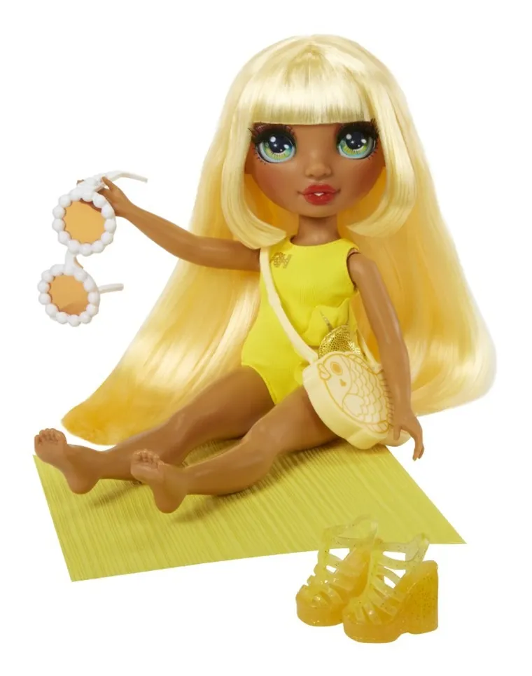 Rainbow High, Swim & Style Fashion Doll, Sunny, papusa fashion