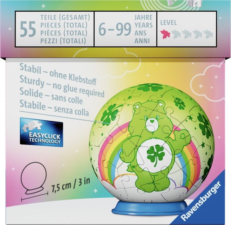 Ravensburger, Care Bears 3, Bila, puzzle 3D, 54 piese