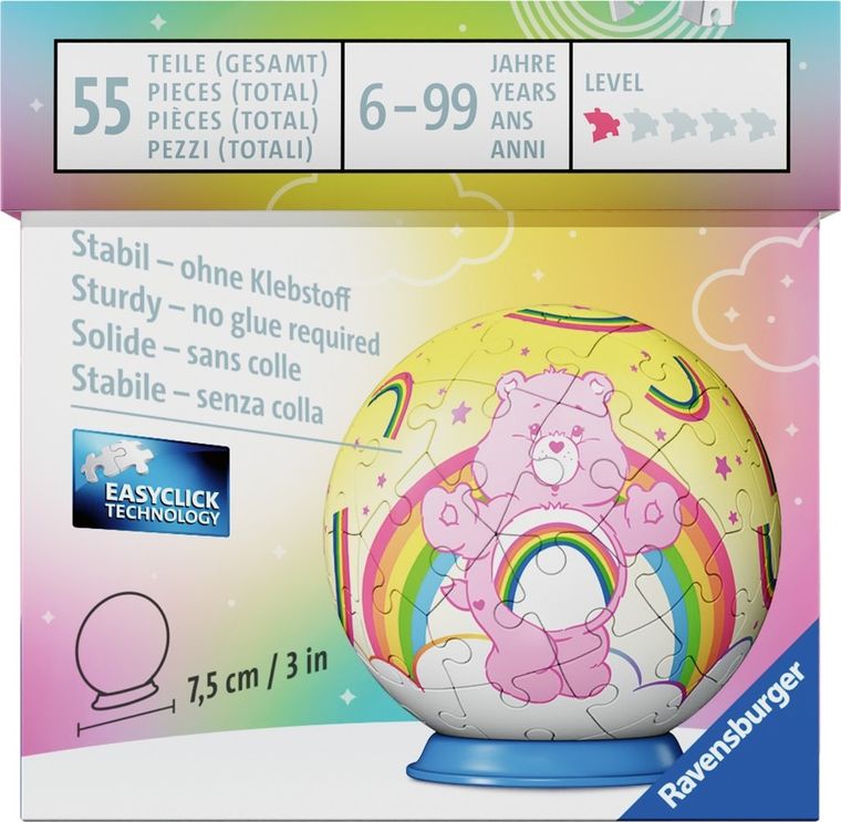 Ravensburger, Care Bears, Bila, puzzle 3D, 54 piese