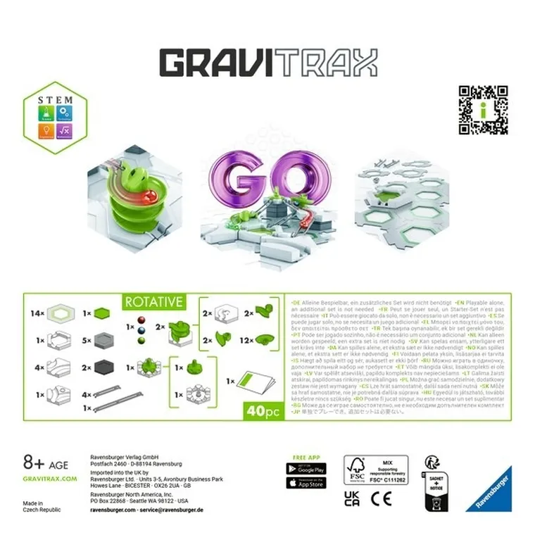 Ravensburger, GraviTrax, GO Rotative, set de start