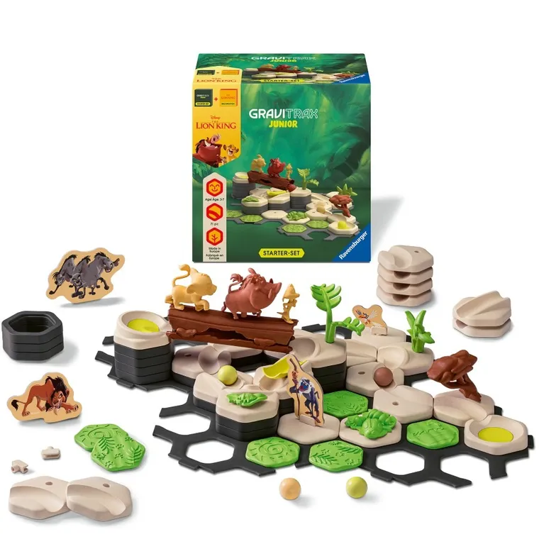 Ravensburger, GraviTrax Junior, Lion King, set de start