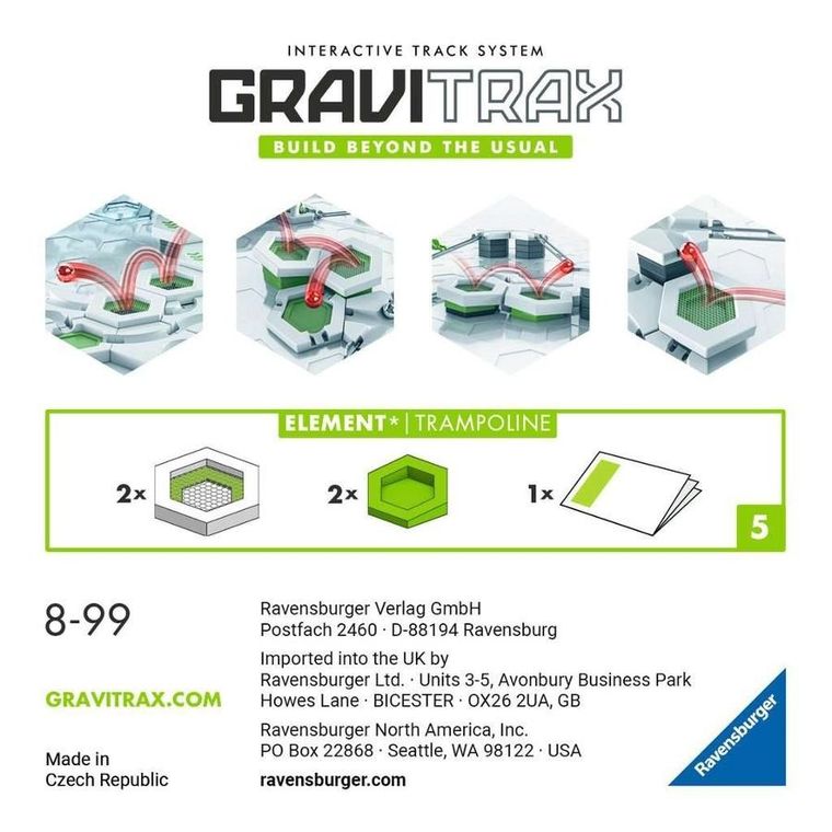 Ravensburger, GraviTrax, Trampoline, set suplimentar