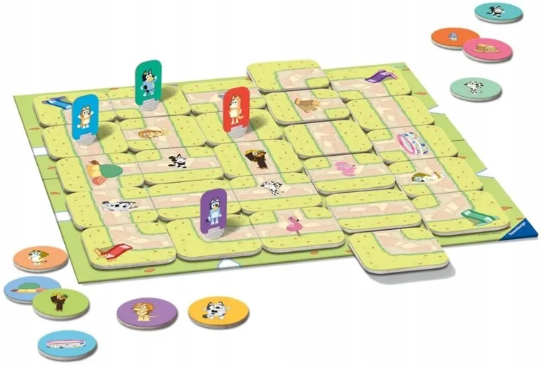 Ravensburger, Labyrinth Junior Bluey, joc de familie