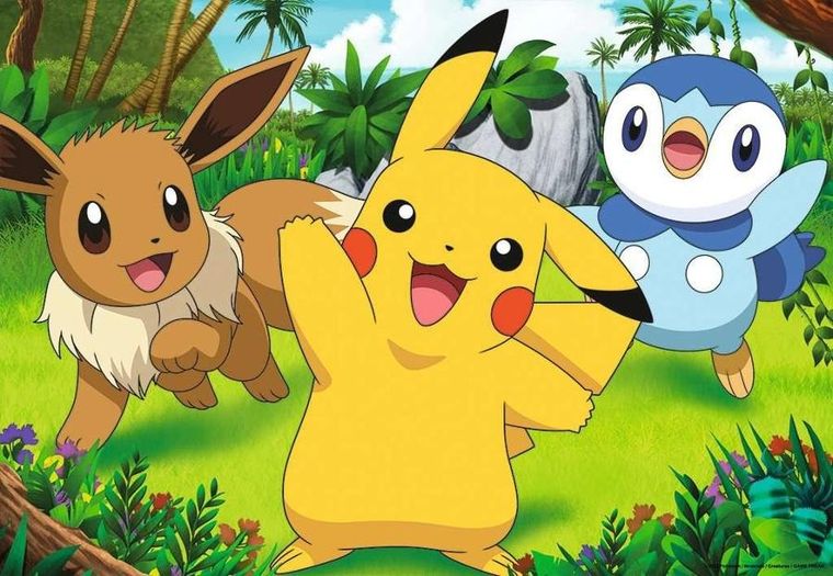 Ravensburger, Pokemon, puzzle, 2-24 piese