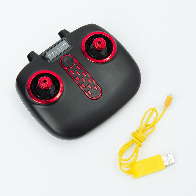 Revolt, Airwolf RC, elicopter cu telecomanda, negru-rosu