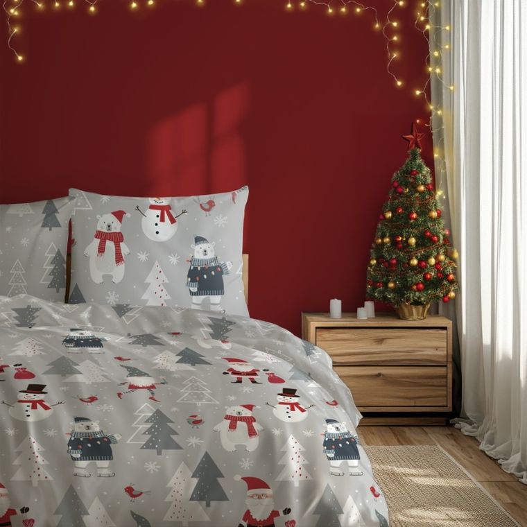 Scandic, Padure Inzapezita, set lenjerie de pat single, 140-200 cm