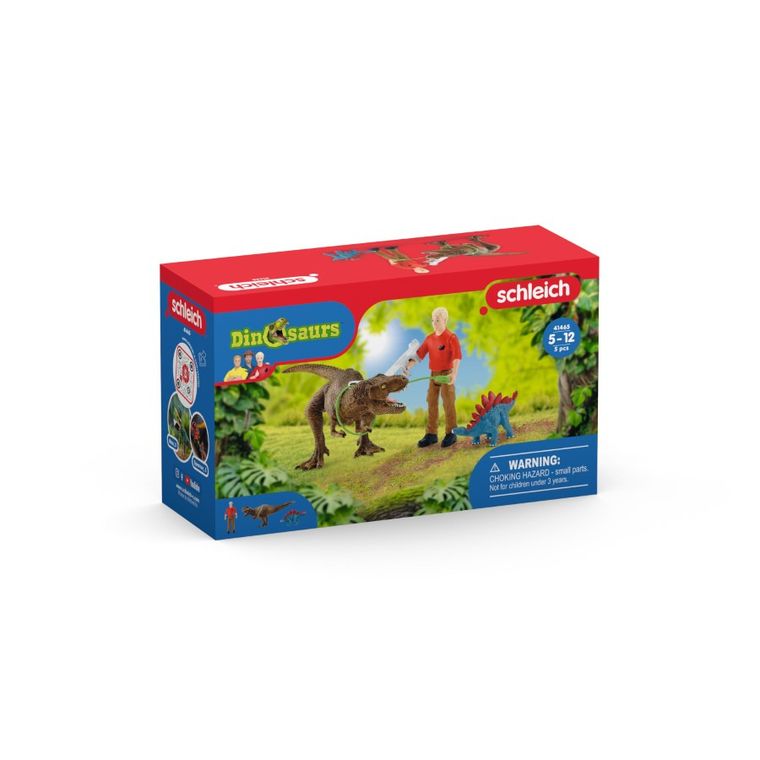 Schleich, Dinosaurs, Atacul lui Tyrannosaurus Rex, set, 41465