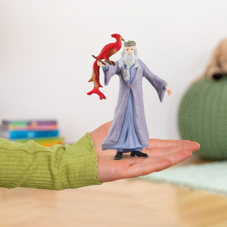 Schleich, Harry Potter, Albus Dumbledore si Fawkes, set, 42637