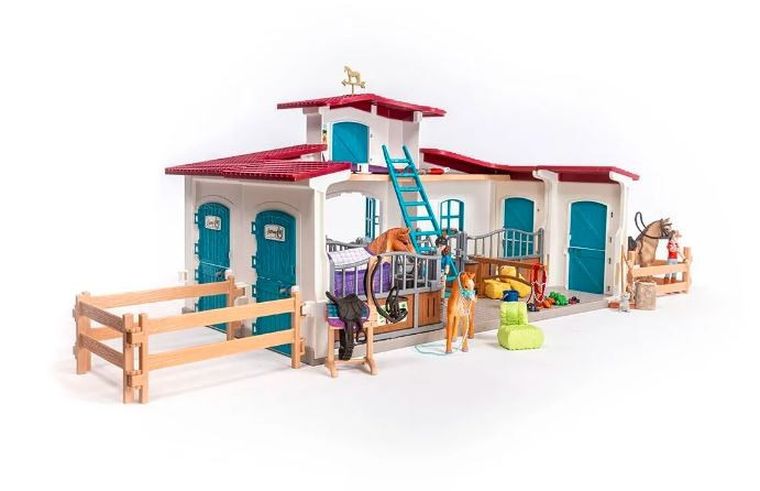 Schleich, Horse Club, Lakeside Horse Club, Centru de echitatie, set, 42567