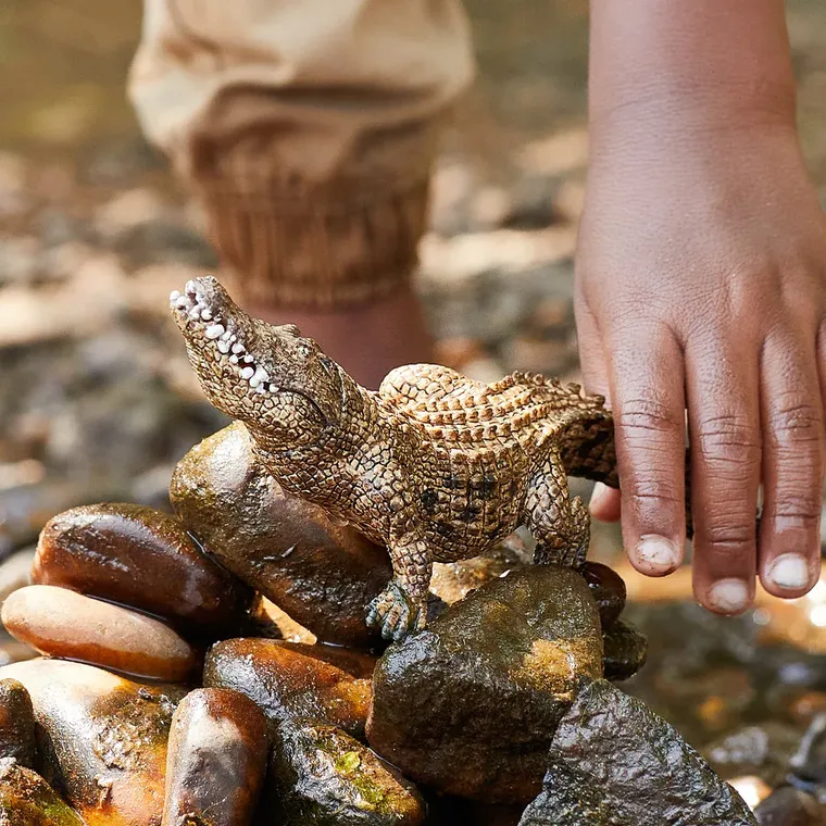 Schleich, Wild Life, Crocodil, figurina, 14736