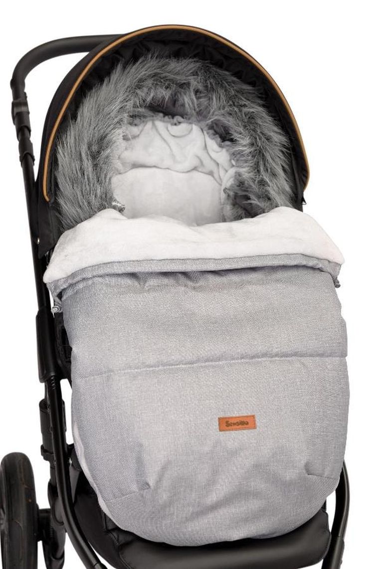 Sensillo, Indiana, Sac de dormit pentru carucior, Gri