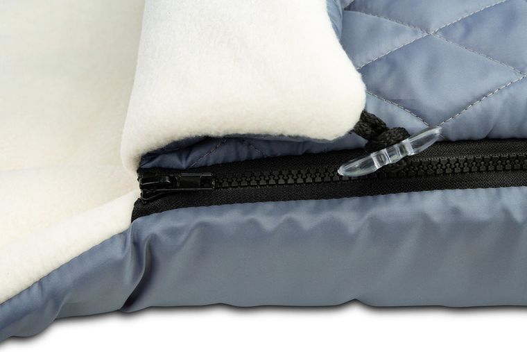Sensillo, Sac de dormit matlasat pentru carucior polar, Granit