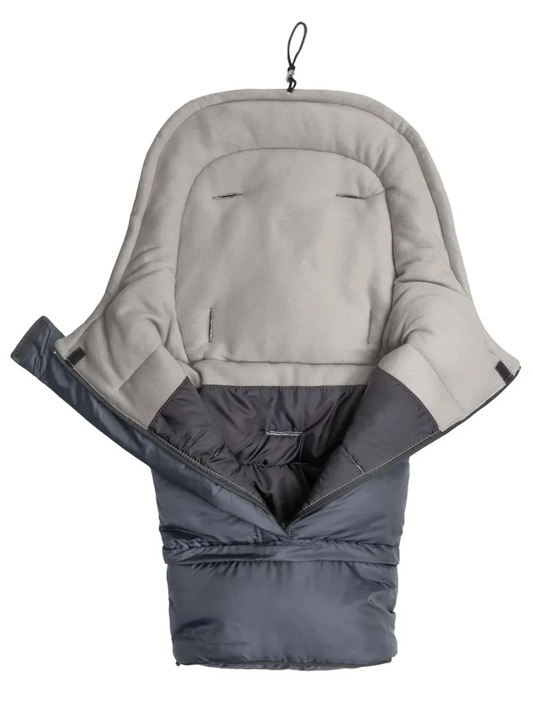 Sensillo, sac de dormit polar pentru carucior Combi 3-in-1, grafit/gri
