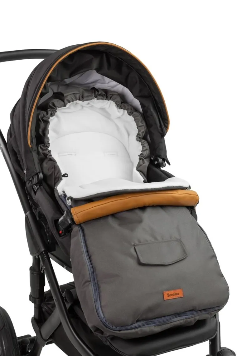 Sensillo, Sac de dormit polar pentru carucior, Granit, 95-40 cm