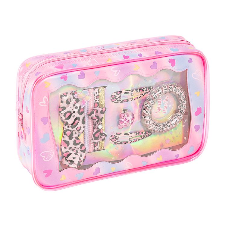 Smiki, Accesorii de par in geanta pentru cosmetice