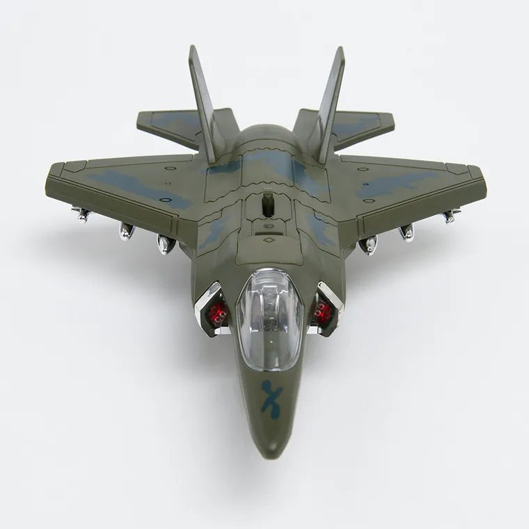 Smiki, AirTrooper, avion militar de lupta, model cu lumini si sunete, 1:16