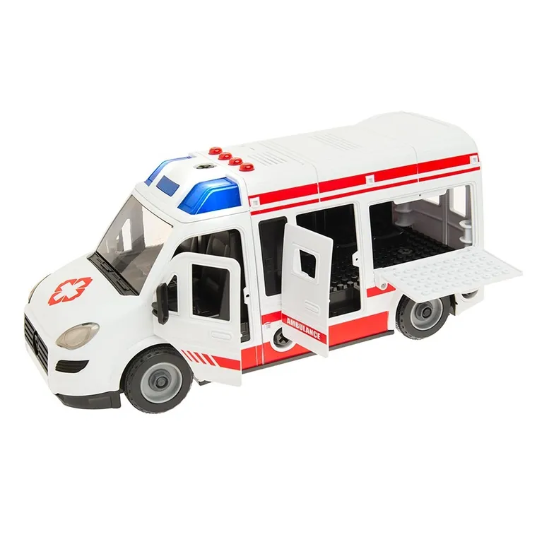 Smiki, Ambulanta, masinuta de asamblat cu lumini si sunete